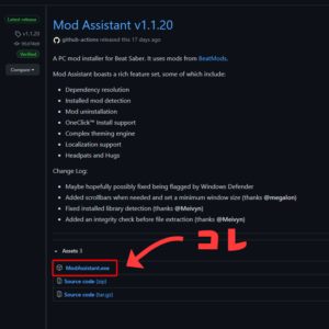 BeatSaberのMOD導入方法 | 簡単に最新化する手順（カスタム曲追加やその他機能）【ModAssistant】 | MASOブログ